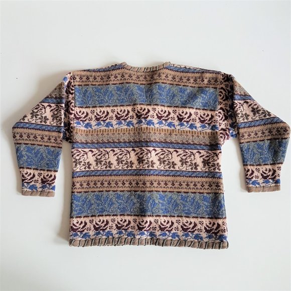 Two Roads vintage 100% wool sweater cardigan. - Picture 3 of 6